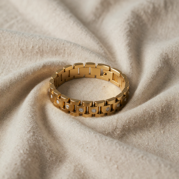 Large Gold Bracelet