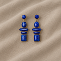 Azure Zirconia Drop Earrings