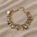 Antique Love Charm Bracelet