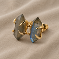 Artistic Natural Stone Studs
