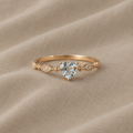 Timeless Heart Shaped Minimal Ring