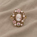 Vintage Muse Portrait Ring