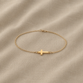 Sleek Cross Chain Bracelet