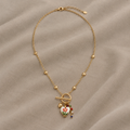 Bohemian Heart Charm Necklace