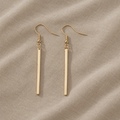 Refined Linear Dangle Earrings