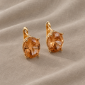 Radiant Oval Zirconia Earrings