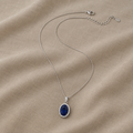Royal Blue Pendant Necklace