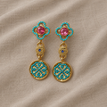Turquoise Clove Drop Earrings