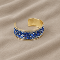 Blue Sapphire Gold Bracelet