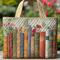 Embroidered bag – charming library