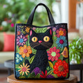 Square Bag - Enchanted Black Cat