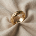 Antique Gold Flower Ring