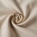 Heart Earrings Gold-Coloured Asymmetric