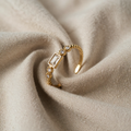 Baguette-Shaped Open Ring