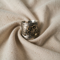 Wide Ring with Butterfly Motif