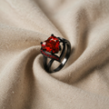 Calindra Rose Ring | Black Finish