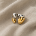Two-tone gold and silver ring