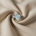 Shiny Prismatic Drop Ring