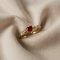 Coral Love Ring | Gold