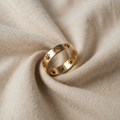 Ring with Paw Print – Stainless Steel