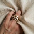 Gold Zenito Bold Statement Ring