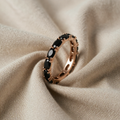 Minimalist Onyx Gold Ring