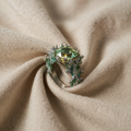 RING WITH DEEP FLOWERS