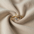 Radiant Halo Ring Set