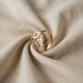 Adjustable Infinity Ring – Stainless Steel