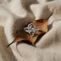 Adjustable Foot and Heart Ring – Stainless Steel