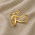 Adjustable Golden Seduction Ring