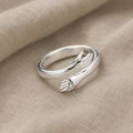 Adjustable Love Ring in 925 Sterling Silver