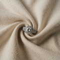 Cushion Halo Pavé – Statement Ring