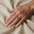 Pink Verve Ring | White Gold