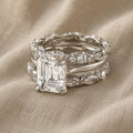 Vintage Shiny Layered Silver Ring