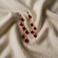 Elegant Rose Cascade Earrings
