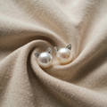 Pearl Earrings “Purrfectly Elegant” - Silver