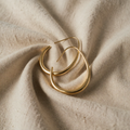 Imperial Gold Ring Earrings