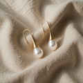 Classic Pearl Earrings with Teardrop Pearls