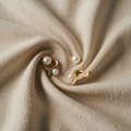 Earrings Gold-Coloured with Pearl Look and Cubic Zirconia Whale Tail
