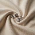 Earrings made of White Gold with Cubic Zirconia