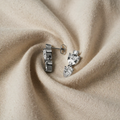 Crystal Heart Drop Earrings