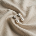 Drop-Shaped Pearl Earrings