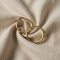 Leila - Large Gold Earrings
