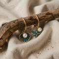 OCEAN PEARLS AND STARS EARRINGS