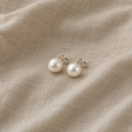 Minimalist Pearl Stud Earrings