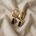 Minimalist Drop-Shaped Statement Earrings