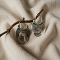 Retro Irregular Silver Earrings