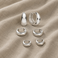 Earrings in Classic Style