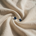 Briolette Earrings with Sapphire
